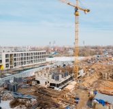 Ход строительства дома № 2.1 в ЖК Мёд -