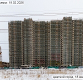 Ход строительства дома 132, корпус 215.1 в ЖК Цветной Город -