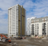 Ход строительства дома 5 очередь ГП-18 в Микрорайон Видный	 -