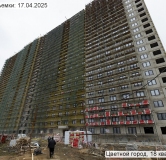 Ход строительства дома 132, корпус 216.2 в ЖК Цветной Город -