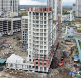 Ход строительства дома 10, корпус 3 в ЖК Остров-сад -