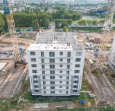 Ход строительства дома 5.2 (2 этап) в ЖК Классика -