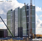 Ход строительства дома 134.2 в ЖК Ручьи -