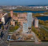 Ход строительства дома 1 в ЖК Горская Лагуна -