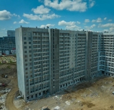 Ход строительства дома 14 в ЖК Манхэттен -