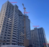 Ход строительства дома № 2, секция 6,7 в ЖК Развитие -