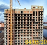Ход строительства дома № 5.2 в ЖК Новоостровский -