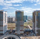 Ход строительства дома 1 в ЖК Чижи -