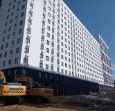Ход строительства дома 3 в ЖК Лугометрия -