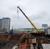 Ход строительства дома 1 в ЖК Урбан Тау -