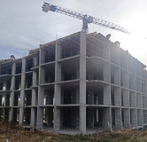 Ход строительства дома 140Б, 2 этап (поз.3) в ЖК Оникс -