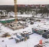 Ход строительства дома 2 этап, Корпус D в ЖК Квартал Заречье -