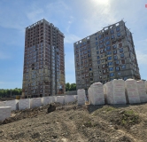 Ход строительства дома литер 12 в ЖК Холмогоры -