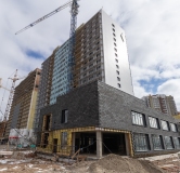 Ход строительства дома 1 в ЖК Аллея Парк -