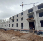 Ход строительства дома 1 в ЖД Огни -