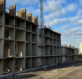 Ход строительства дома 2 в ЖК Парковый -