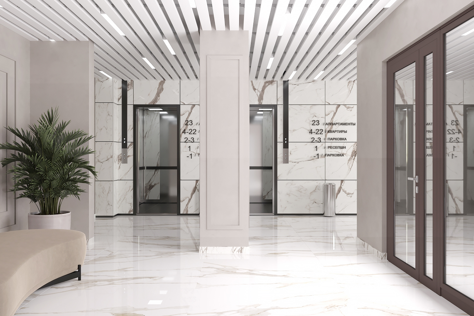 Утвержден дизайн-проект входных групп ЖК «Ренессанс»