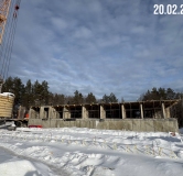 Ход строительства дома 2 в ЖК Лес -