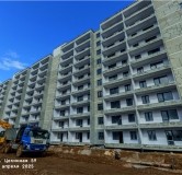 Ход строительства дома 59, корпус 3 в ЖК Патриот -