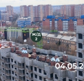 Ход строительства дома 132а.1 в ЖК Семья -