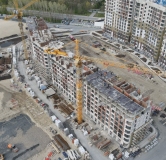 Ход строительства дома Литер 12 в ЖК Левобережье -