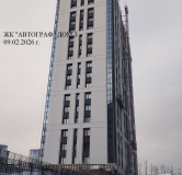 Ход строительства дома 38 в ЖК Автограф -