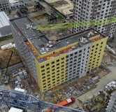Ход строительства дома 1, 2, 3, 4 в ЖК Сибирская Калина -
