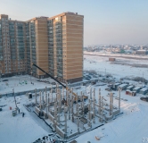 Ход строительства дома 3.2.1 в ЖК Остров на Норильской -