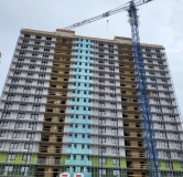 Ход строительства дома 1 в ЖК Аллея Парк -