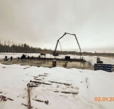 Ход строительства дома 8 в ЖК По ул. Изыскателей (мкр. Восточный) -