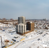 Ход строительства дома 1 в ЖК Сподвижники -