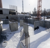 Ход строительства дома 1 в ЖК Никс Про на Лесопарковой -
