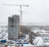 Ход строительства дома 1 в ЖК Страна -