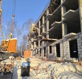 Ход строительства дома 40, 2 этап в ЖК Настроение -