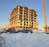 Ход строительства дома 1 в ЖК Локомотив -